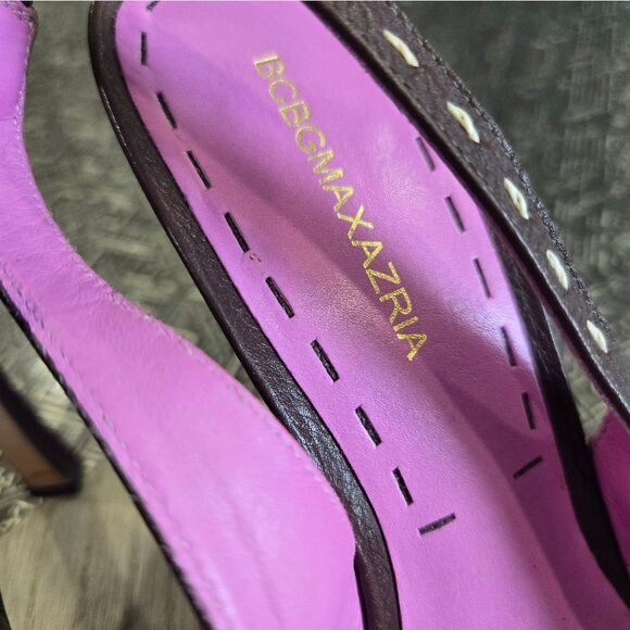 🐢 BCBGMaxAzria Pink High Heels with buckle. Size 6 great condition! - Picture 12 of 15